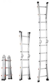 VEVOR Telescoping Ladder A Frame 10 FT Extension Multi-Function for Homework