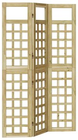 vidaXL Εξωτερική Οθόνη 120x180 cm Μασίφ Ξύλο Πεύκου