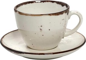Φλυτζάνι Καφέ 220ml + Πιατάκι Espiel Terra Cream TLK111K6