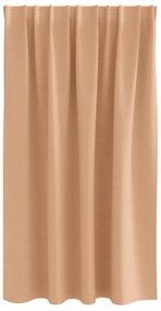 vidaXL Κουρτίνες 2 pcs Ανοιχτό καφέ 140 x 140 cm Πολυεστέρας