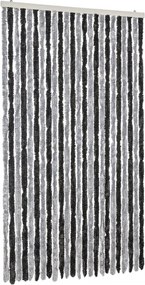 vidaXL Σήτα Εντόμων Γκρι &amp; Μαύρη 100 x 230 εκ. από Σενίλ