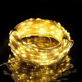 vidaXL Φωτάκια με 300 LED Θερμό Λευκό 30 μ.