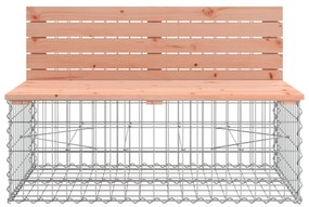 vidaXL Παγκάκι Συρματοκιβώτιο 347x71x65,5 εκ. Μασίφ Ξύλο Ψευδοτσούγκας