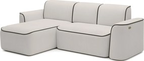Γωνιακός καναπές Umbert-Leuko-Αριστερή - 287.00Χ190.00Χ88.00cm