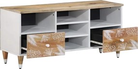 ντουλάπι τηλεόρασης vidaXL 100x33,5x46 cm μασίφ ξύλο Mango