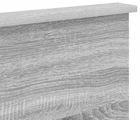 vidaXL Κεφαλάρι Γκρίζο Σονομα 160 cm Επεξεργασμένο ξύλο