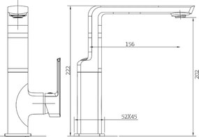 Orabella Clochard 20114 Chrome – Μπαταρία Κουζίνας Χαμηλή
