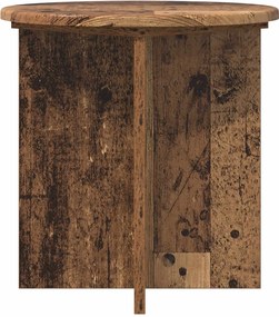 vidaXL Βάση φυτών 2 τμχ. Παλαιωμένο ξύλο 40 x 40 x 40 cm