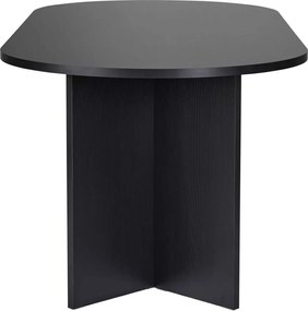 Dining Table Sabella - Wood Black Wood Black