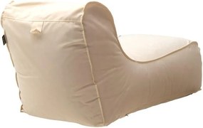 Πουφ ξαπλώστρα Lara 100% αδιάβροχο μπεζ 60x150x40 εκ.