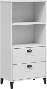 vidaXL Βιβλιοθήκη VIKEN Λευκή 60x35x123 εκ. από Επεξεργασμένο Ξύλο
