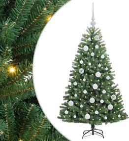 vidaXL Τεχνητό Χριστουγεννιάτικο Δέντρο με Άξονα Πράσινο 120 cm