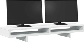 vidaXL Βάση Οθόνης Λευκή 100x27x15 εκ. από Επεξ. Ξύλο