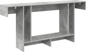 vidaXL Σκυρόχρωμο Γκρι 160 x 30 x 74 εκ