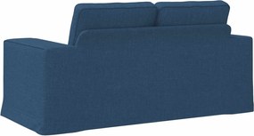 vidaXL Καναπές 120cm Μπλε Μέταλλο