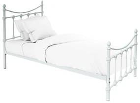 Κρεβάτι Beowulf λευκό μεταλλικό 90x190x102εκ 97.2x194x102 εκ.