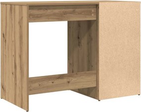 vidaXL Γραφείο Αρτισιανή Δρυς 100x49x75 εκ. από Επεξεργασμένο Ξύλο