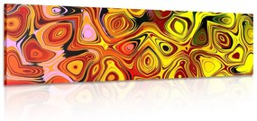 Απεικονίστε δημιουργική τέχνη σε αποχρώσεις του κόκκινου και του κίτρινου - 150x50