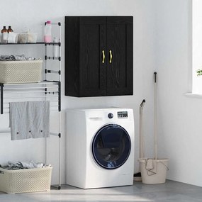 vidaXL Επιτοίχιο ντουλάπι Μαύρη Οξυά 69,5 x 34 x 90 εκ.