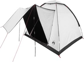 vidaXL Σκηνή Camping 2 ατόμων Λευκό Μαύρο Πολυεστέρας και Χάλυβας