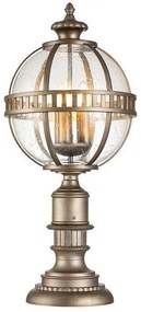 Επιδαπέδιο Φωτιστικό Κολονάκι 3xE14 IP44 70cm Halleron Elstead Lighting-KL-HALLERON-3M-BU-Μπρονζέ KL-HALLERON-3M-BU