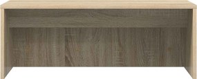 vidaXL Επιτοίχιο γραφείο Επιτοίχιο Δρύς Sonoma 80 x 45 x 30 εκ