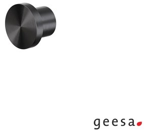Άγκιστρο Μονό Ø2,5x2 cm Geesa Opal Black Brushed PVD 7213-411