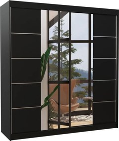 Ντουλάπα Gorell 200 συρόμενη-Mauro