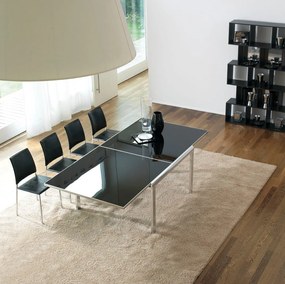Τραπέζι Shining M14 aluminium Clarance 123-246x123x75 - natural oak