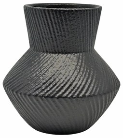 Βάζο Μαύρο Κεραμικό 17.5x17.5x18cm ANKOR