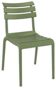 Καρέκλα Helen Olive Green PP 50x59x84cm