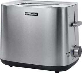 MUSE MS-115 BS Φρυγανιέρα 2 Θέσεων 1000W Inox