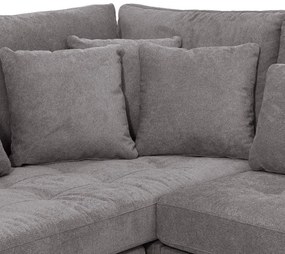 Γωνιακός Καναπές Albert Fylliana Σκούρο Γκρί 280x220x96 εκ. 280x220x96 εκ.