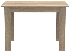 Σετ Τραπεζαρίας Manka-Julita 5 τεμ Sonoma - Μαύρο 110x80x77εκ. 110x80x77 εκ.