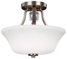Πλαφονιέρα Φωτιστικό Οροφής 2xE27 Evington Elstead Lighting FE-EVINGTON-SF-SN Μπρονζέ