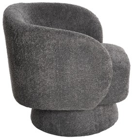ΠΟΛΥΘΡΟΝΑ KARLEN HM9592.01 ΓΚΡΙ ΜΠΟΥΚΛΕ ΥΦΑΣΜΑ 78x81x77Υεκ.