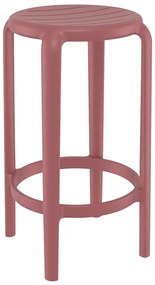 Σκαμπό Tom Marsala PP 36x36x65cm