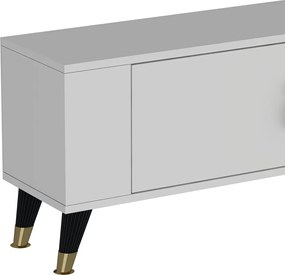 Stewehome Μοντέρνο έπιπλο τηλεόρασης με ντουλάπι 120x26x48 cm