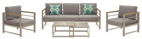 ΣΕΤ ΚΗΠΟΥ 5 ΤΕΜΑΧΙΩΝ Fylliana Hampshire ΜΠΕΖ ΧΡΩΜΑ 190x65x70εκ 378-124-044