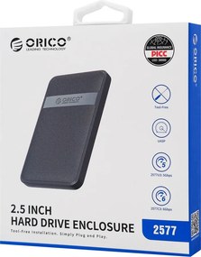 ORICO θήκη για 2.5" SATA HDD/SSD 2577C3-V1, 6Gbps, μαύρη