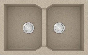 Sanitec Ultra Granite 806 (79x50) - Γρανιτένιος νεροχύτης - Sabbia