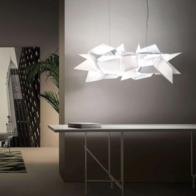 Φωτιστικό Οροφής Led Cordoba White Slamp Αλουμίνιο,Πολυπροπυλένιο