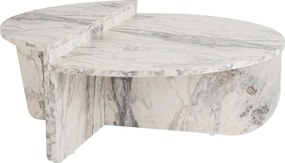 Τραπεζάκι Σαλονιού Μάρμαρο Freesia ORION 90x60x30
