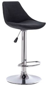 Σκαμπό Μπαρ Bar88 Με Αμορτισέρ 43.0205 Black 38Χ46Χ85-105cm Metal, Fabric