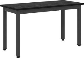 vidaXL παγκάκι Μαύρη Οξυά 80 x 35 x 45 cm Επεξεργασμένο ξύλο