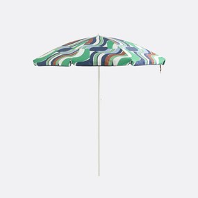 Ομπρέλα παραλίας, ύφασμα με γραφικό μοτίβο, SONGE VERT
