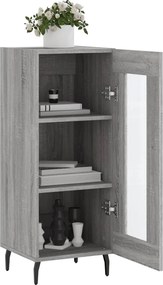vidaXL Ντουλάπι Γκρι Sonoma 34,5x34x90 εκ. από Επεξεργασμένο Ξύλο