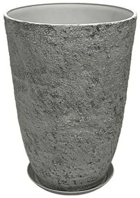 Κασπώ Βράχος 06-10002-S Φ35,5x49,5cm Grey Marhome Πολυρεσίνη