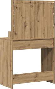vidaXL Τραπέζι περιποίησης Artisan Oak 75,5 x 41 x 135 εκ.