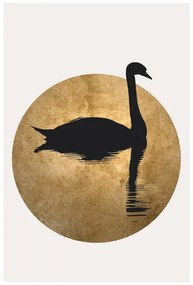Εκτύπωση τέχνης Kubistika - The swan, (40 x 60 cm)